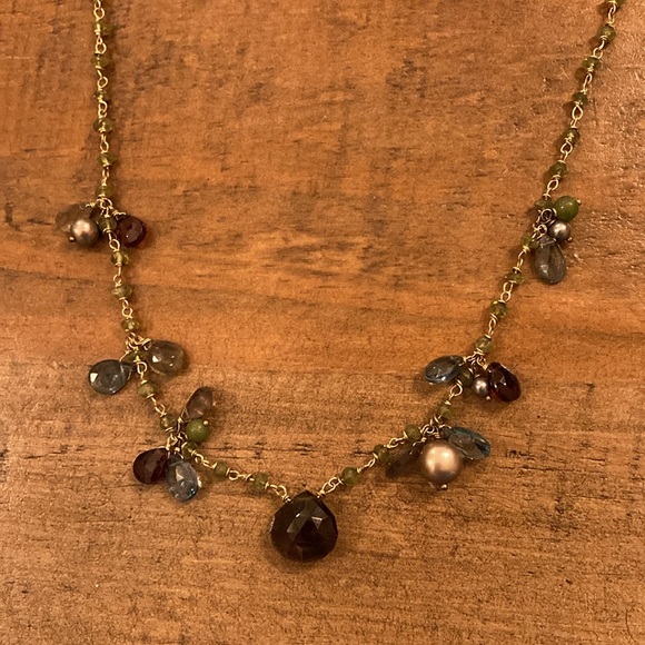 Alexis Bittar RARE Vintage Multicolor Beaded Necklace - Picture 3 of 7